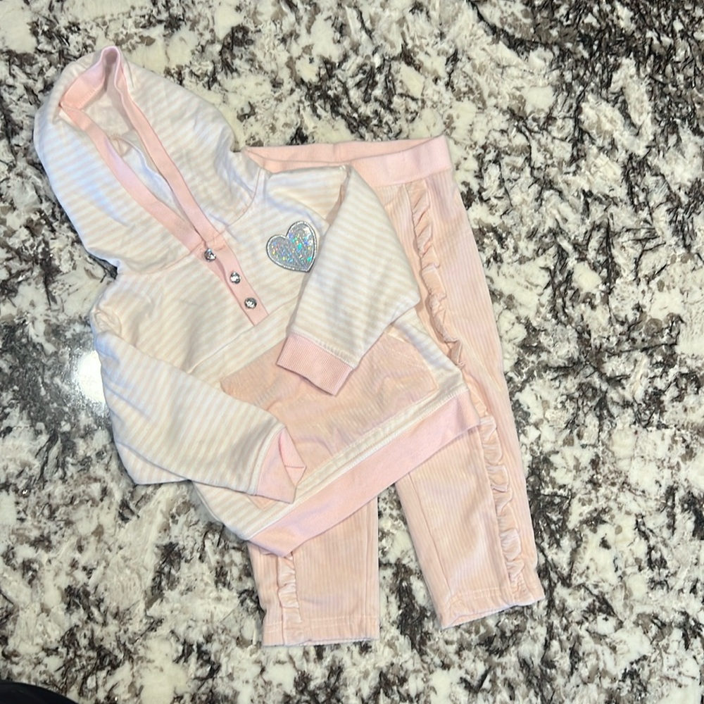 24 month cute girl 2 piece outfit